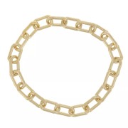 Bague fine chaîne maille Rectangle 2.4mm - Taille 52 - Gold filled (or laminé)x1|raw }}