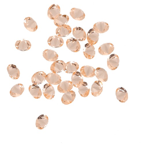 Pierres en vrac en cristal à résiner - Joblot PureCrystal - 1 à 6 mm - Light Peach x10g