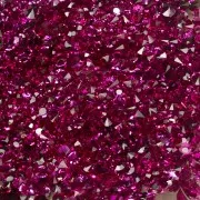 Pierres en vrac en cristal à résiner -  Joblot PureCrystal - 1 à 6 mm - Fuchsia x10g
