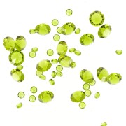 Pierres en vrac en cristal à résiner -  Joblot PureCrystal - 1 à 6 mm - Olivine x10g|raw }}