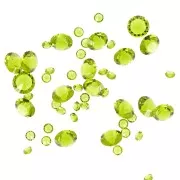 Olivine - Pierres en vrac en cristal à résiner - Joblot PureCrystal - 1 à 6 mm - Olivine x10g Pierres en vrac en cristal à résiner - Joblot PureCrystal - 1 à 6 mm - Olivine x10g