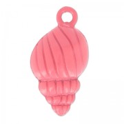 Breloque teintée coquillage 24x13 mm Framboise x1|raw }}