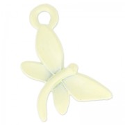 Breloque teintée libellule 21x13 mm Jonquil x1