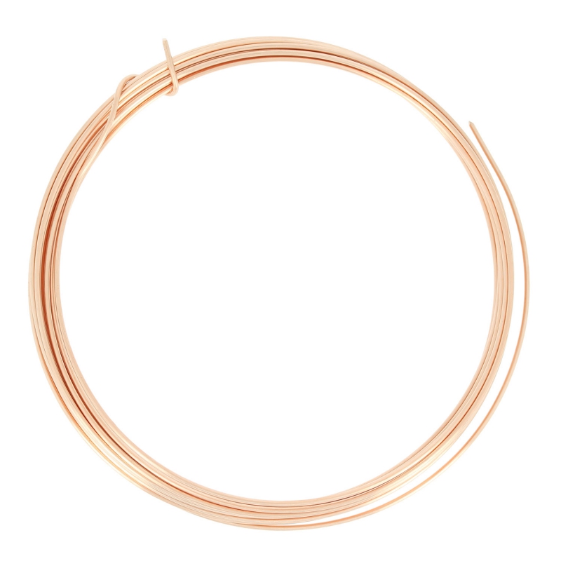 Fil Cuivre Plat 0,75 X 3 Mm, Couleur Bronze, Artistic Wire De Beadalon, 0,91 Mètre