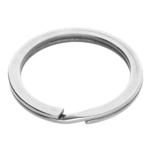 UNICRAFTALE 20 Porte-Clés Fendus Acier Inoxydable Arc-en-Ciel 25mm - Anneaux Pour Bijoux Et Créations DIY