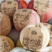 Coton Natura XL DMC - Pelote coton Prune (n°06) x 75m