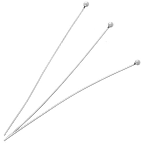 Clous tête boule 50x0.6 mm - Acier inoxydable 304L x10