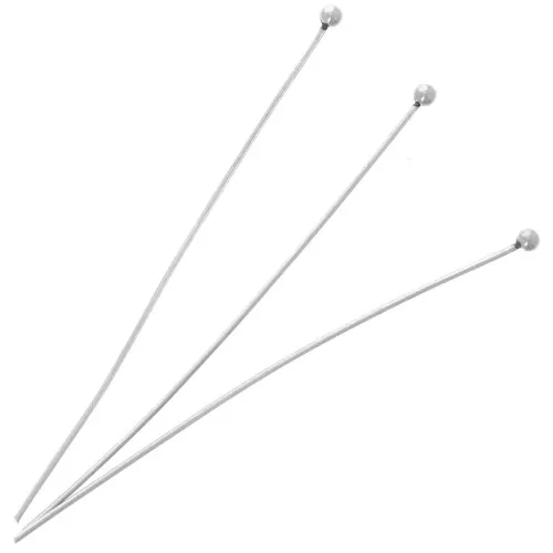 Clous tête boule 50x0.6 mm - Acier inoxydable 304L x10