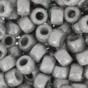 Perles de rocailles Matubo 7/0 - 3.5 mm Opaque Grey Ceramic Look x10g