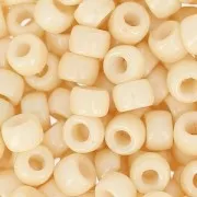 Rocailles Matubo 7/0 - 3.5 mm Opaque Beige Ceramic Look x10g
