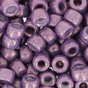 Perles de rocailles Matubo 7/0 - 3.5 mm Opaque Luster Amethyst x10g