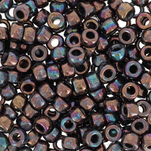 Perles de rocailles Matubo 7/0 - 3.5 mm Luster Iris x10g
