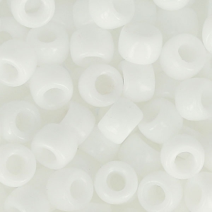 Perles de rocailles Matubo 7/0 - 3.5 mm Opaque White x10g