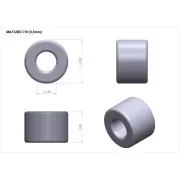 Perles de rocailles Matubo 7/0 - 3.5 mm Opaque White x10g