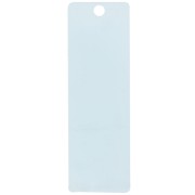 Pendentif rectangle Chewing-gum - Love Candy 60x20 mm en plexiglas Bleu - Rose x1