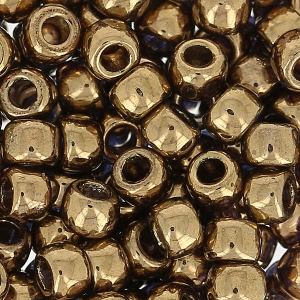 Perles de rocailles Matubo 7/0 - 3.5 mm Gold Bronze x10g