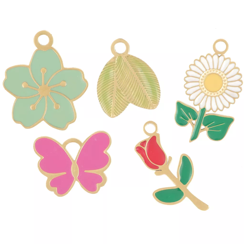Lot De 50 Breloques Argentées Diversifiées - Pour Création De Bijoux, Perles Charms, Neuf