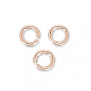 Anneaux ouverts 2.5x0.5 mm en Rose Gold filled (or laminé)  x50