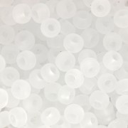 Rocaille Miyuki 6/0 131F - Crystal Mat x8g|raw }}