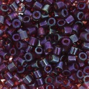 Miyuki Delica 8/0 DBL0104 - Transparent Claret Rainbow Gold Luster x8g