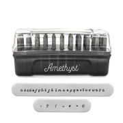 Poinçons ImpressArt Signature 3 mm pour acier - Alphabet Minuscules Amethyst x33