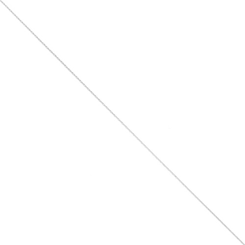 Chaîne fine pour Miyuki Delica 11/0 maille paloma 0.6 mm - Argenté x50cm