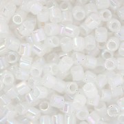Miyuki Delica 8/0 DBL0222 - White Opal AB x8g