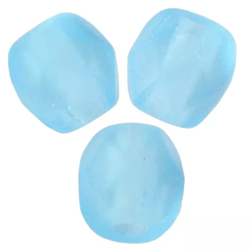 Facettes 3 mm - Aquamarine Mat x50