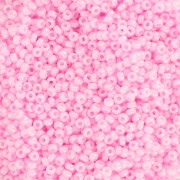 Rocaille Miyuki 15/0 428 - Dyed Opaque Bubblegum Pink Pearl Coat x8g|raw }}