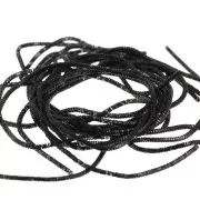 Black - Cannetille frisée pour broderie - broches & bijoux brodés 1 mm - Black x5g Cannetille frisée pour broderie - broches & bijoux brodés 1 mm - Black x5g