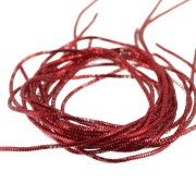 Cannetille frisée pour broderie - broches & bijoux brodés 1 mm - Red x5g|raw }}