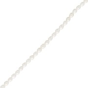 Perles d'eau douce grain de riz 5x4.5 mm - Grade AA - Blanc x36 cm|raw }}