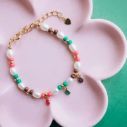 Perles d'eau douce grain de riz 6x5 mm - Grade AA - Blanc  x10