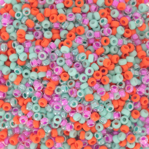 Mix de rocailles Miyuki 15/0 - Summer Vacation x8g