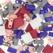 Mix de perles Miyuki - Quarter - Half et Tila Beads - Love x10g