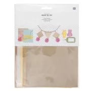 Assortiment de 5 feuilles simili cuir 14.8x21 cm Metallic