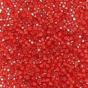 Perles rocailles Preciosa  15/0 - 1.5 mm Light Siam Silver Lined x10g