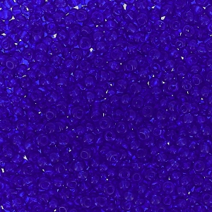 Perles rocailles Preciosa 15/0 - 1.5 mm Sapphire x10g