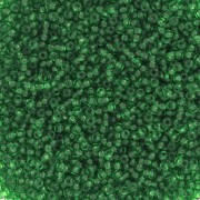 Perles rocailles Preciosa  15/0 - 1.5 mm Vert Bouteille x20g
