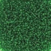Perles rocailles Preciosa  15/0 - 1.5 mm Vert Bouteille x20g