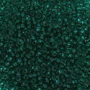 Perles rocailles Preciosa 15/0 - 1.5 mm Emerald x20g