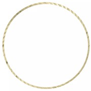 Anneau de montage et tissage rond travaillé 50 mm - Laiton brut x25|raw }}