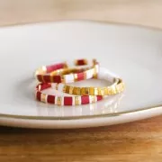 Miyuki Half Tila Beads 5x2.3x1.9 mm HTL-2312 - Opaque Mustard Mat paquet de 100g