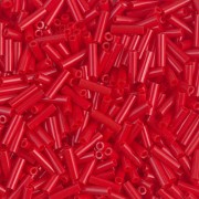 Bugles Miyuki 6 mm BGL-408 - Opaque Red x10g|raw }}