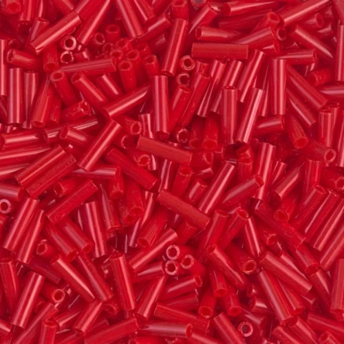 Bugles Miyuki 6 mm BGL-408 - Opaque Red x10g