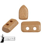 Perles en verre Piros® par Puca® 2x5 mm - Cafe Caramel x10g