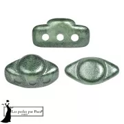 Perles en verre Volos® par Puca® 4x8 mm - Riviera Bottle Green x10g