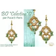 Perles en verre Volos® par Puca® 4x8 mm - Riviera Siam Fuchsia x10g