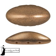 Athos 3D 3 trous® par Puca® 20x10 mm - Apricot Metallic Mat x1|raw }}