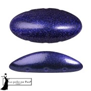 Athos 3D 3 trous® par Puca® 20x10 mm - Royal Blue Metallic Mat x1